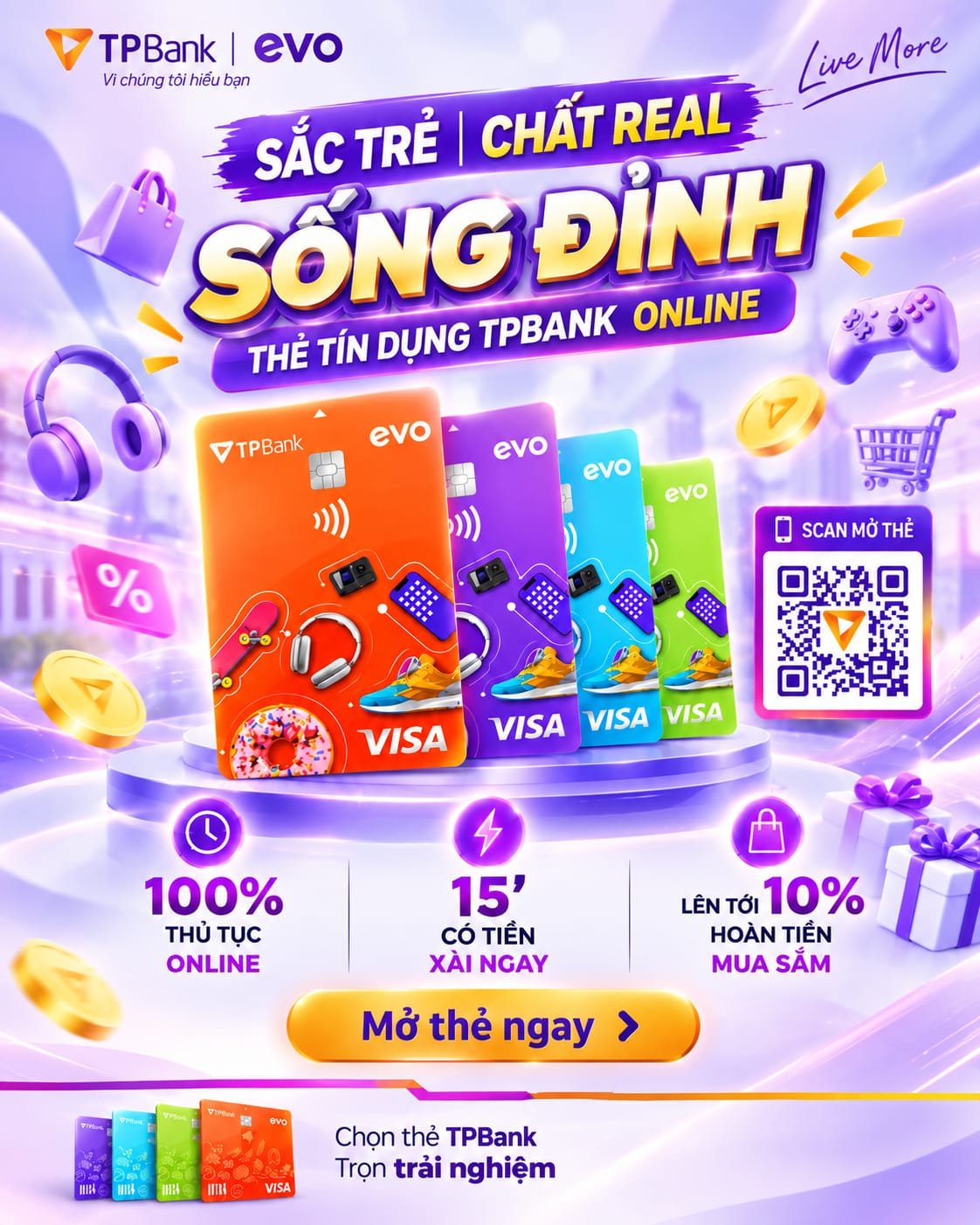 Mở thẻ tín dụng VPBank