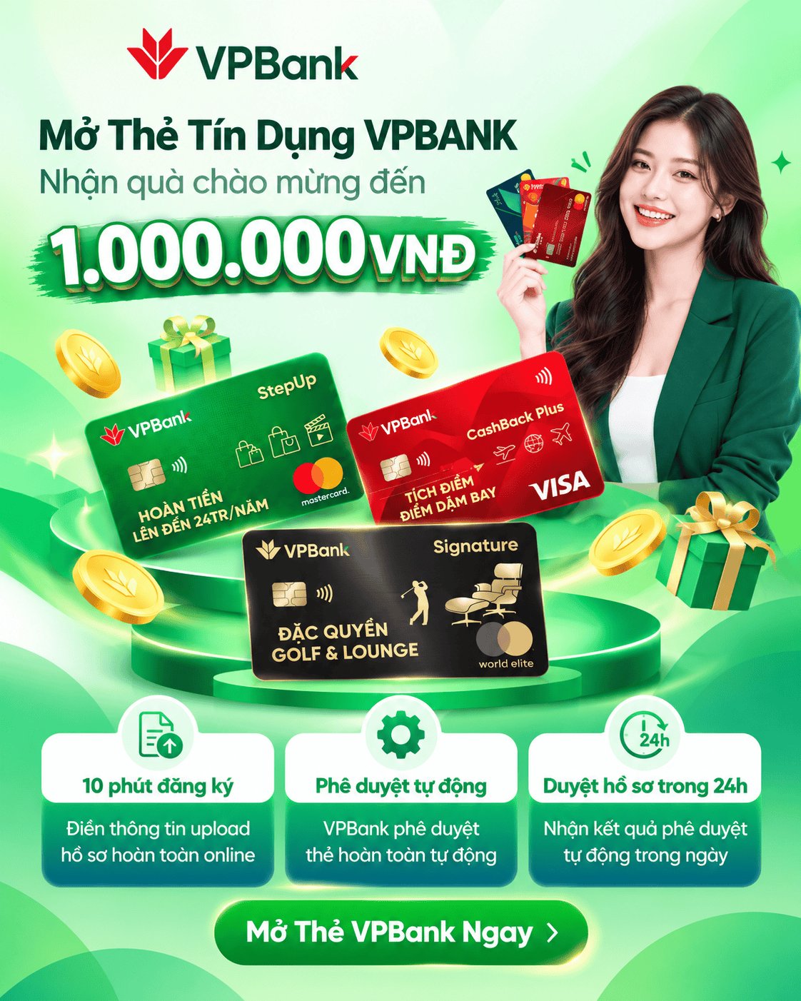 Mở thẻ tín dụng VPBank